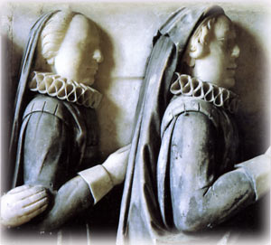 Medieval woman’s head covering-05