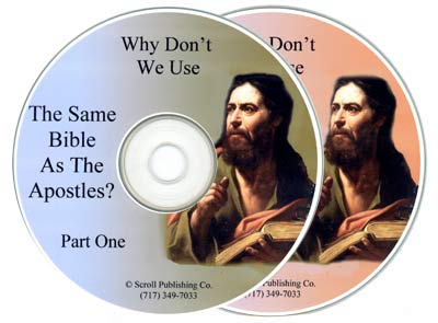 Evangelism CD Sets: Why Don't We Use the Same Bible as the Apostles?