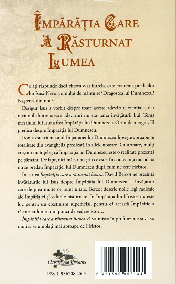 mprția Care A Rsturnat Lumea - The Kingdom That Turned the World Upside Down - Romanian - PDF ebook
